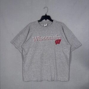 Vintage Wisconsin Badgers Shirt Mens XL Graphic Gorpcore Briar Creek Sportswear